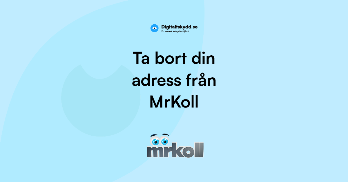 Ta bort dina uppgifter från Mrkoll